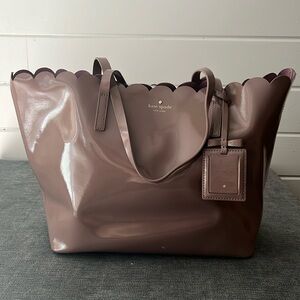Used Kate Spade Lily Ave Carrigan Tote in Porcini/Taupe